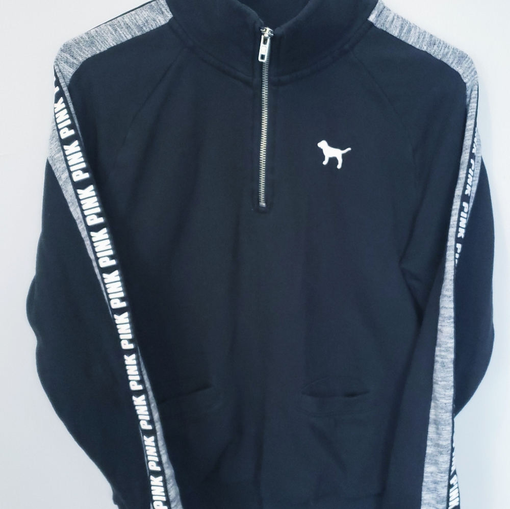 Pink half zip up